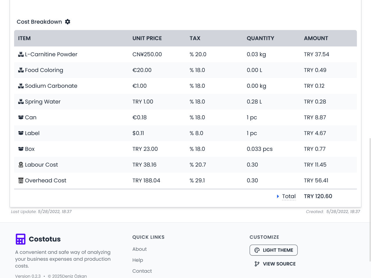 Image 9 of project costotus